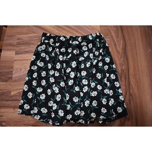 Floral print skater skirt | M (once used!)